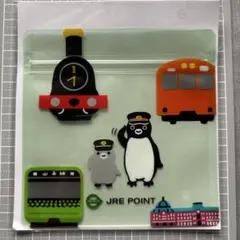 Suica スイカペンギン ジッパーバッグ ジッパー袋 グリーン 山手線