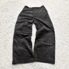【無印良品】　(L) ワイド　 コーデュロイ　パンツ　レディース