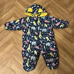 アニマル総柄ジャンプスーツ　80