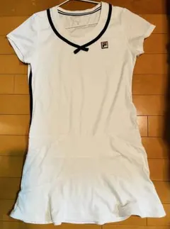 FILA テニスウェア M ホワイト　ワンピース