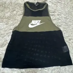 Nike メッシュタンクトップ オリーブ・ブラック