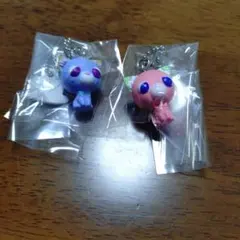 お茶犬　チョコボーロ　ボールチェーン付きマスコット　お茶猫　サクラ　ラン