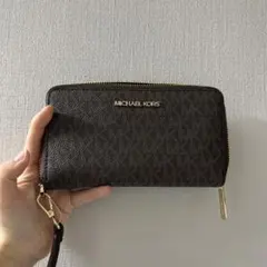 MICHAEL KORS ブラウン 長財布