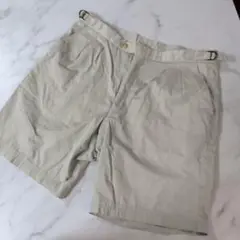 ベージュ ショートパンツ ハーフパンツXL
