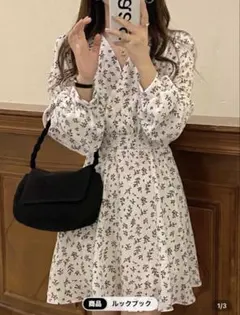 SHEIN/ミニワンピース/花柄