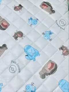 新品未使用 ポケモン 冷感 敷きパッド グレー シングル ドオー ヌオー ウパー
