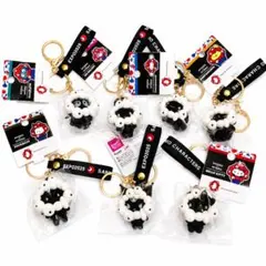 サンリオ ミャクミャク キーホルダー 7種 白 黒 ホワイト ブラック