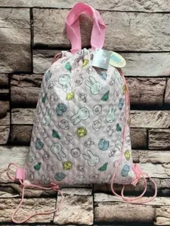 【ミッフィー】持ち手付きジュニアキルトナップサックバッグＢ１個1,580円が…