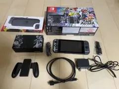 Switch 大乱闘スマッシュブラザーズデザイン本体セット　キャリングケース付