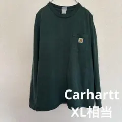Carhartt カーハート ポケットロンT ダークグリーン XL相当 ワークのサムネイル