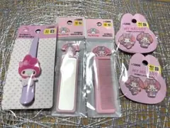 韓国 ダイソー マイメロディ ヘアクリップ 鏡 コーム ゴム 韓国 サンリオ