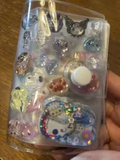 ミニシール帳　半完成品　ボンドロ　ミックス　あわわちゃん　ウォーターシール