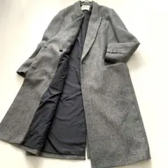 Fano Studios　ダブルチェスターロングコート 訳あり 美品 グレー L