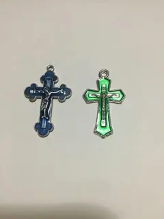 奇跡のメダイ 十字架 ロザリオ ネックレストップ チャーム