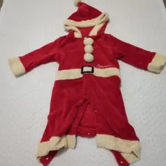 キャサリンコテージ サンタロンパース 赤　90cm