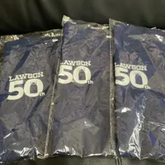 LAWSON 50th記念 Tシャツ ネイビー 大・中