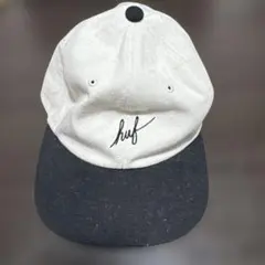 HUF ホワイト ブラック キャップ