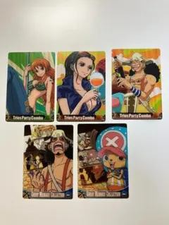 希少　ワンピース　森永　ウエハース　カード　ナミ　ロビン　チョッパー　ウソップ 希少 ワンピース 森永 ウエハース カード ナミ ロビン チョッパー