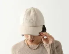 MaxMara Mロゴ ベースボールキャップ ベージュ 57のサムネイル