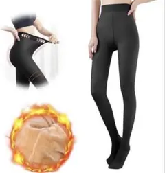 裏起毛タイツ フェイクタイツ 透け感 厚手 フリーサイズ 裏起毛 220