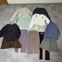 美品★プティマイン★エニィファム10点セット★パンツ長袖キッズ120 まとめ売り