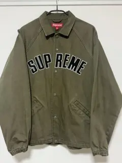 人気デザイン】Supreme アーチロゴ刺繍 スナップボタン ジャケット 黒