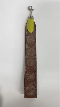 COACH シグネチャー ストラップ キーホルダー