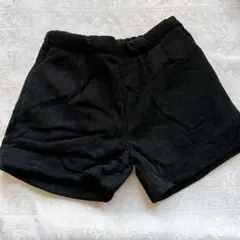 新品✨黒 コーデュロイ ショートパンツ　裏ボア　ふわふわ　あったか　かわいい