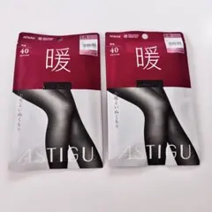 アツギ ストッキング ASTIGU 暖　心地よいぬくもり 40D 2足セット