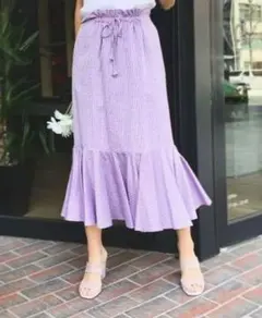 TSURU by MARIKO OIKAWA ストライプ　マーメイドスカートのサムネイル