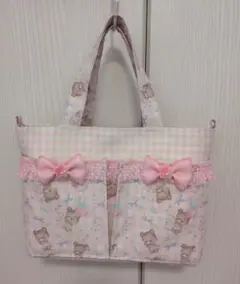 ダブルポケットトートバッグ