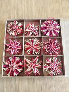 ストローオーナメント クリスマス飾り 5種セット★松村工芸のサムネイル