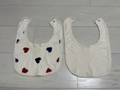 プチバトー　ハート柄　スタイセット