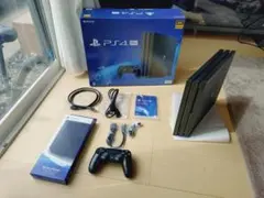 PS4 Pro 本体 + 付属品(CUH-7100B 1TB)ジェットブラック