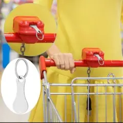 ショッピングカートキー ダミーメタル　キーホルダー　コイントークン ロピア 便利