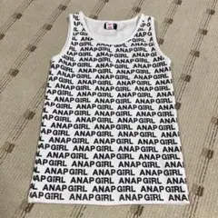 ANAP GIRL ロゴプリント タンクトップ