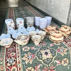 【銘窯揃い】京焼 清水焼 たち吉 煎茶器 急須 湯呑み 小鉢 大量まとめセット