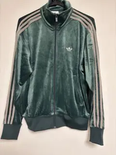 adidasファイヤーバード トラックジャケット ベロア グリーン アディダス