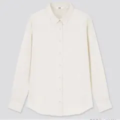 UNIQLO レーヨンブラウス 長袖 ベージュ