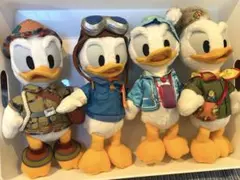ドナルドダック　ぬいぐるみ4点セット