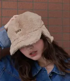 herlipto Boucle Knit Cap ニット帽 ホワイト ecru - メルカリ