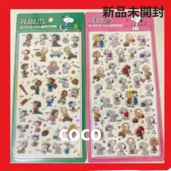 【新品未開封】3D クリスタルステッカー　シール　スヌーピー　韓国限定　②