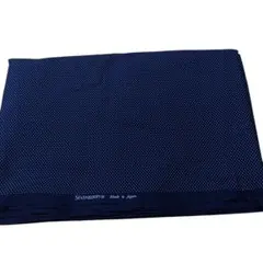 SEVENBERRY ネイビー 小さい ドット柄 生地 110✕300 約3m