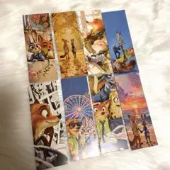 ズートピア ブックマーカー しおり ８枚セット★ 両面印刷★ 可愛い メモ