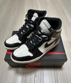 Nike Air Jordan 1 ダークモカ27.5cm(US9.5) NIKE ナイキ AIR JORDAN 1 RETRO HIGH OG DARK MOCHA エア