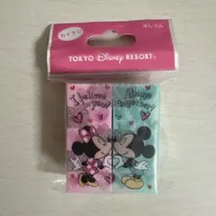 ディズニーキャラクター消しゴム　ミッキーミニー角消し