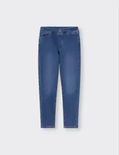 GU キッズ男女兼用　ヌクヌクストレッチデニムスキニーパンツ　120サイズ