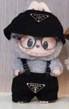 《即日発送》PPADA風着せ替え服セット 黒　ラブブ　LABUBU ぬい服