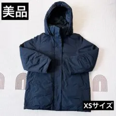 美品　ユニクロ ハイブリッドダウンコート ブラック 黒 XSサイズ