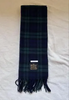 Glen Prince マフラー ブラックウォッチ 英国製 ラムウール